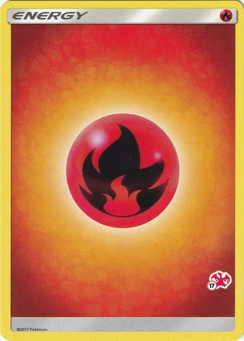 Fire Energy (#17 Charizard Stamped) card art