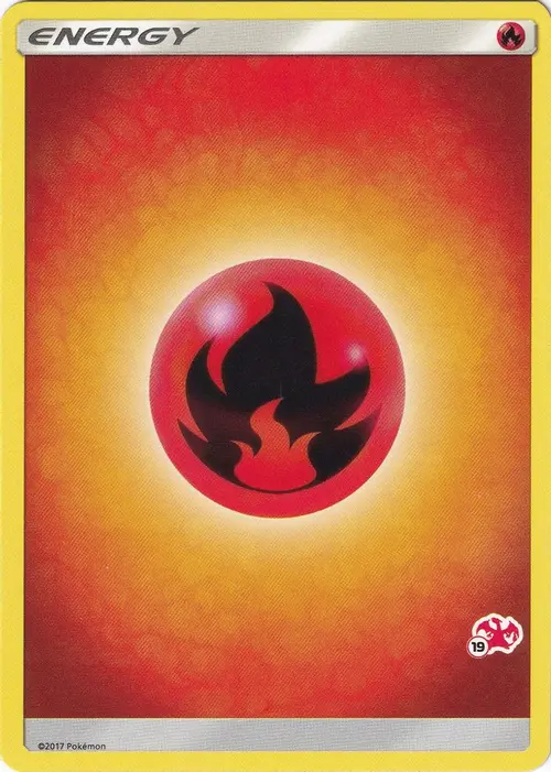 Fire Energy (#19 Charizard Stamped) card art