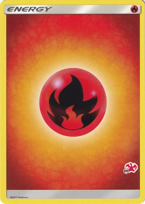 Fire Energy (#20 Charizard Stamped) card art