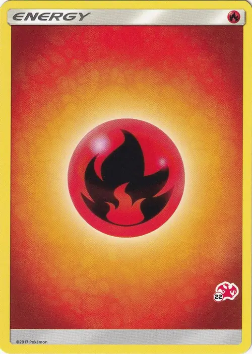 Fire Energy (#22 Charizard Stamped) card art