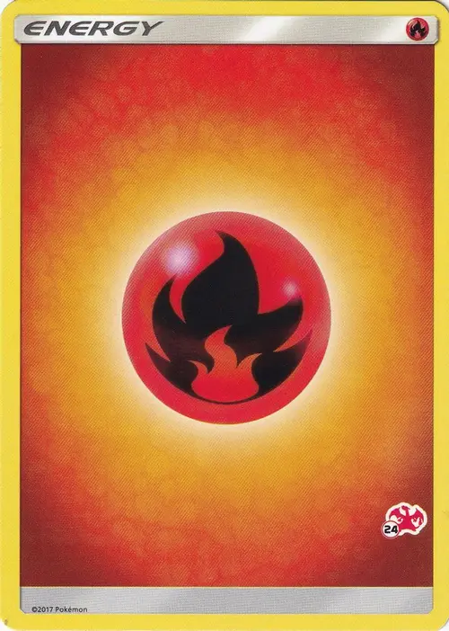 Fire Energy (#24 Charizard Stamped) card art