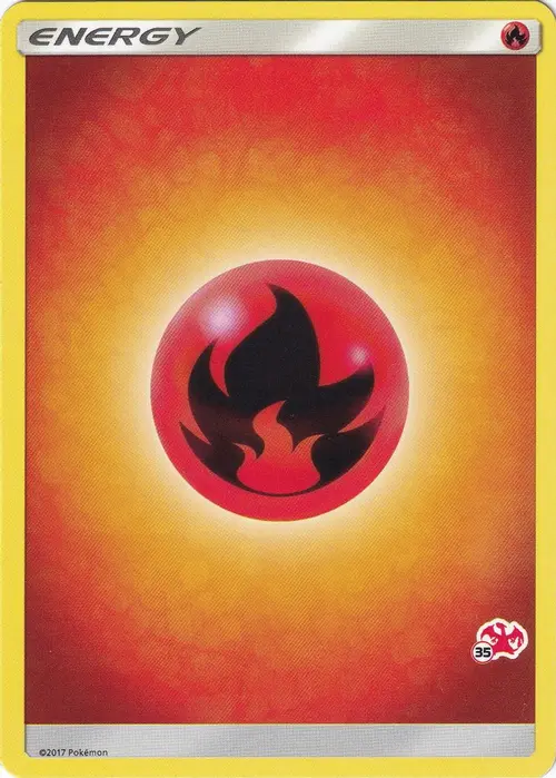 Fire Energy (#35 Charizard Stamped) card art