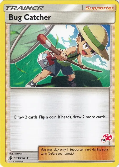 Bug Catcher - 189/236 (#34 Charizard Stamped) card art