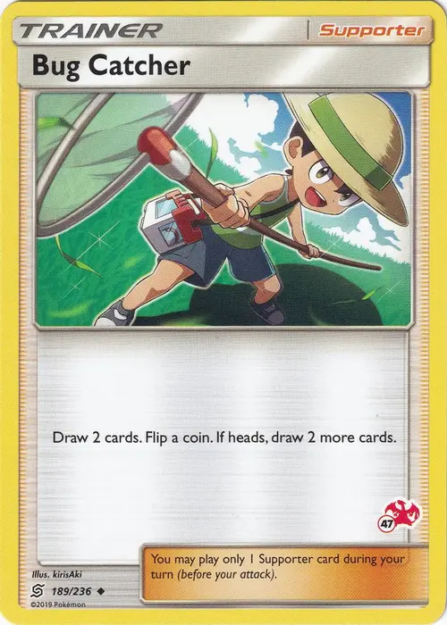 Bug Catcher - 189/236 (#47 Charizard Stamped) card art