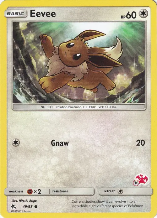 Eevee - 49/68 (#36 Charizard Stamped) card art