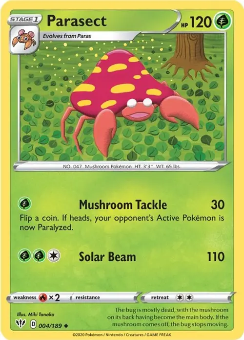 Parasect card art
