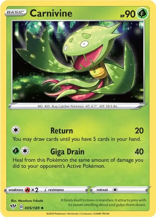 Carnivine card art