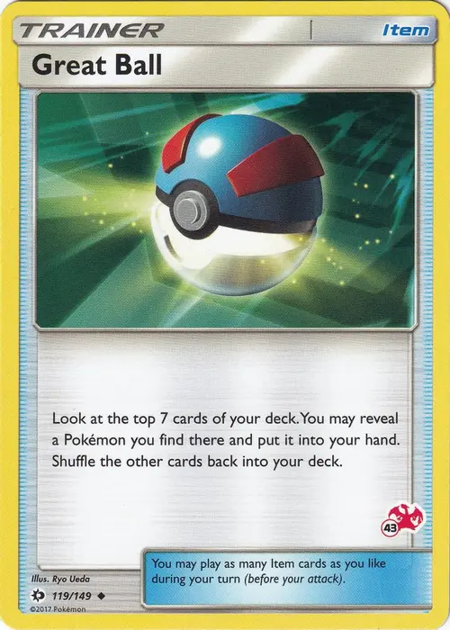Great Ball - 119/149 (#43 Charizard Stamped) card art