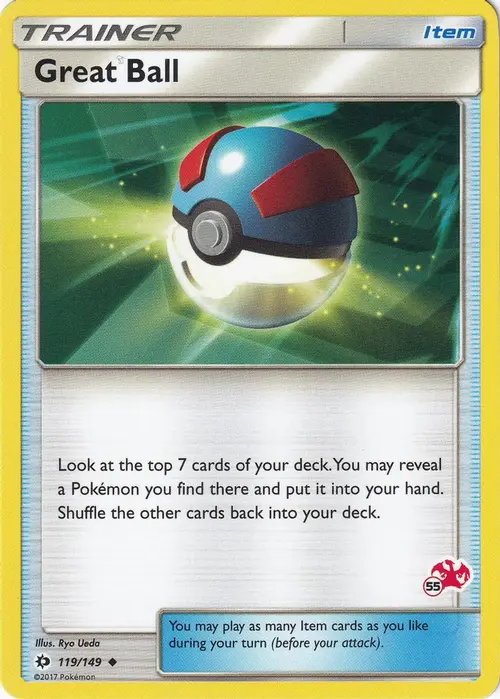 Great Ball - 119/149 (#55 Charizard Stamped) card art