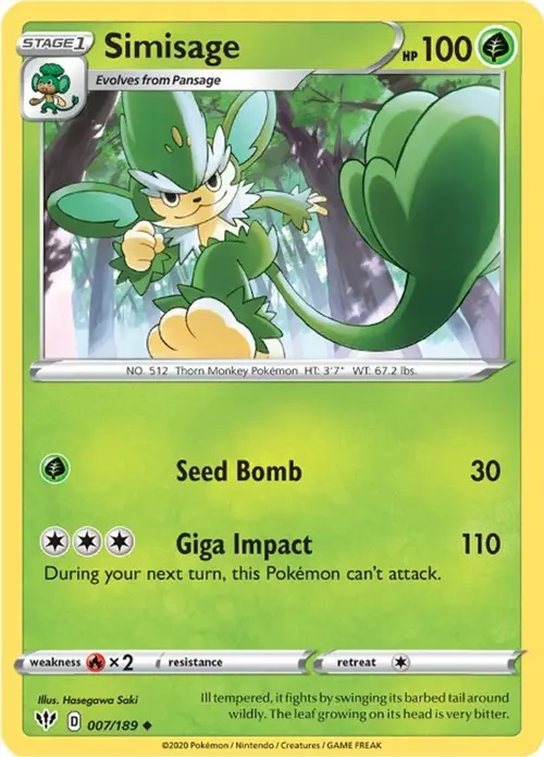 Simisage card art