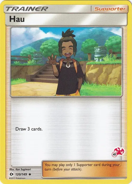 Hau - 120/149 (#41 Charizard Stamped) card art