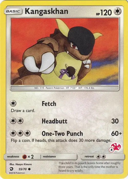 Kangaskhan - 55/70 (#4 Charizard Stamped) card art