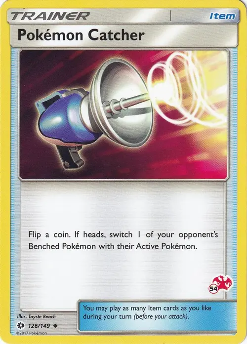 Pokemon Catcher - 126/149 (#54 Charizard Stamped) card art