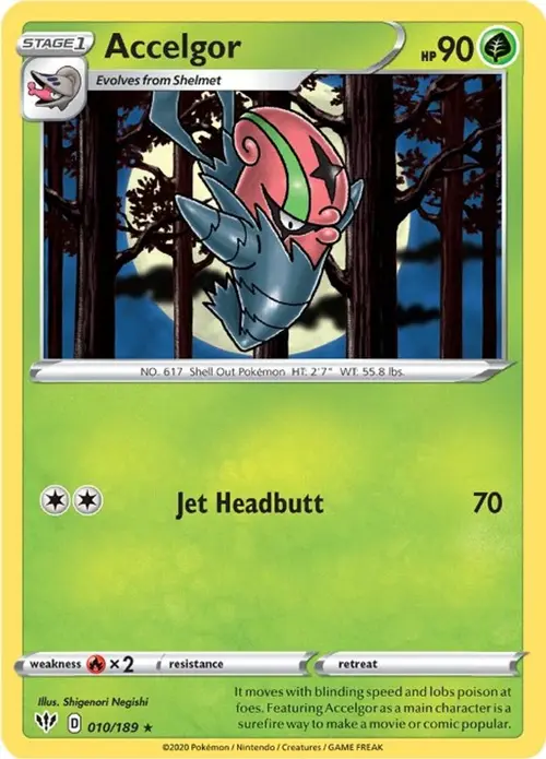 Accelgor card art