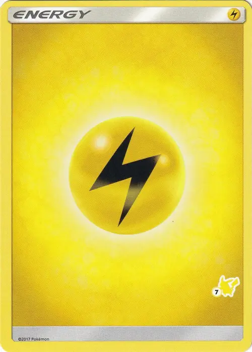 Lightning Energy (#7 Pikachu Stamped) card art