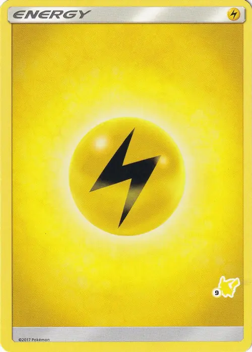 Lightning Energy (#9 Pikachu Stamped) card art