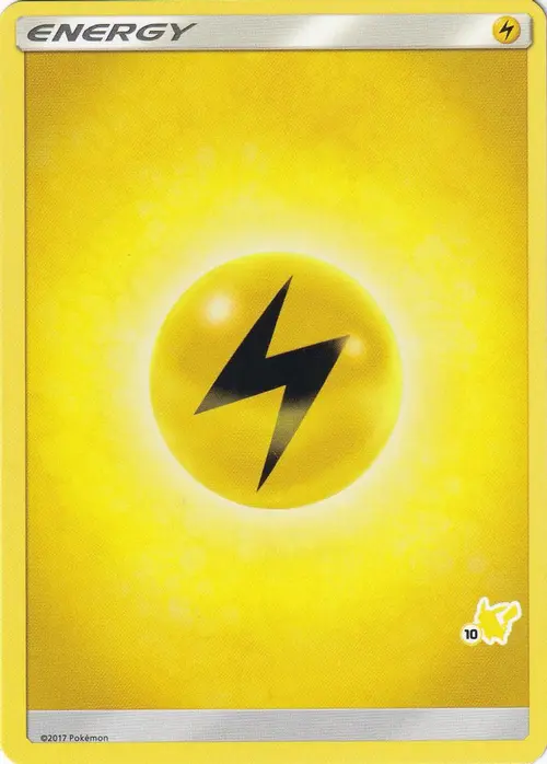 Lightning Energy (#10 Pikachu Stamped) card art