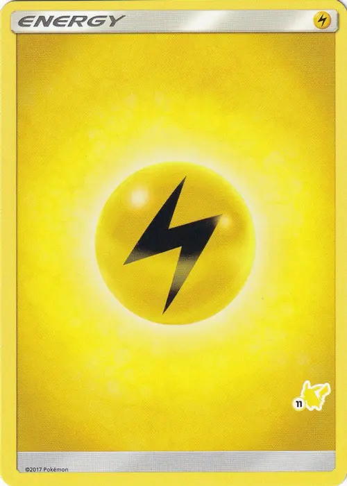 Lightning Energy (#11 Pikachu Stamped) card art