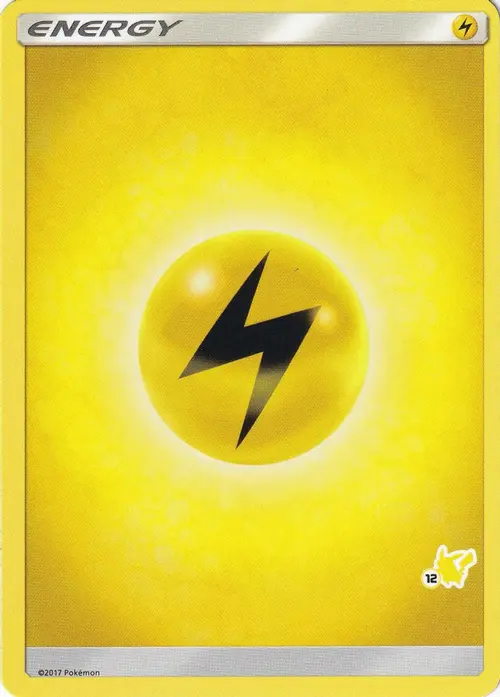 Lightning Energy (#12 Pikachu Stamped) card art