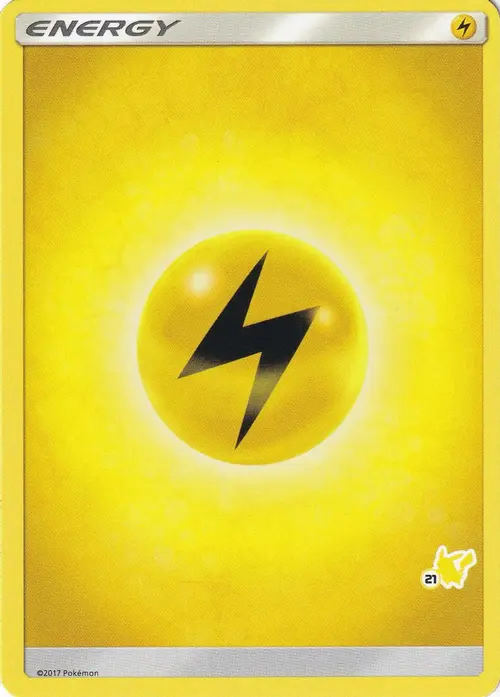 Lightning Energy (#21 Pikachu Stamped) card art