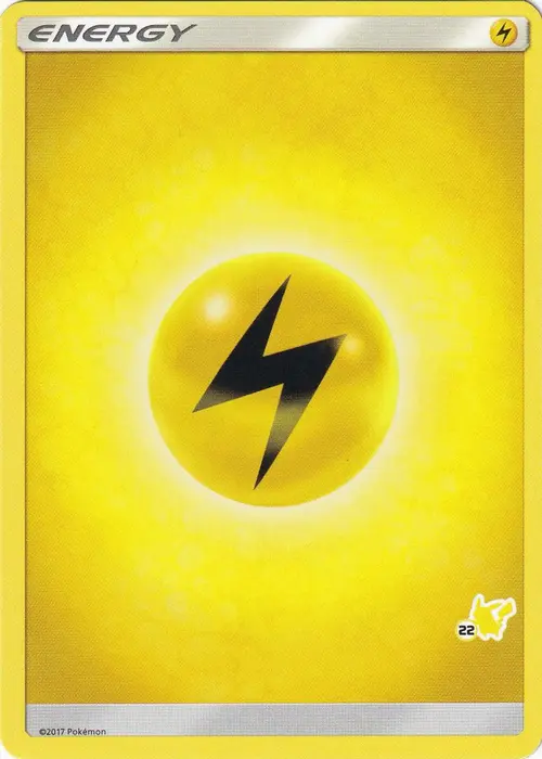Lightning Energy (#22 Pikachu Stamped) card art