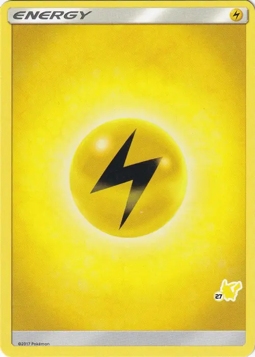 Lightning Energy (#27 Pikachu Stamped) card art