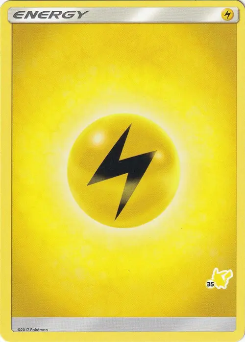 Lightning Energy (#35 Pikachu Stamped) card art