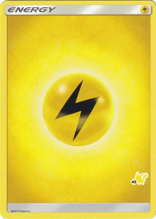 Lightning Energy (#43 Pikachu Stamped) card art