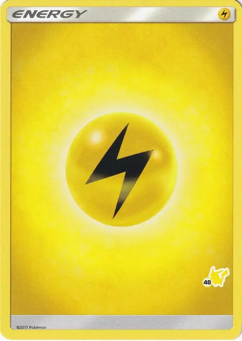 Lightning Energy (#48 Pikachu Stamped) card art