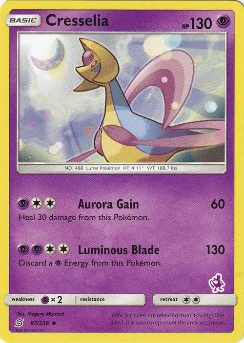 Cresselia - 87/236 (Mewtwo Stamped) card art