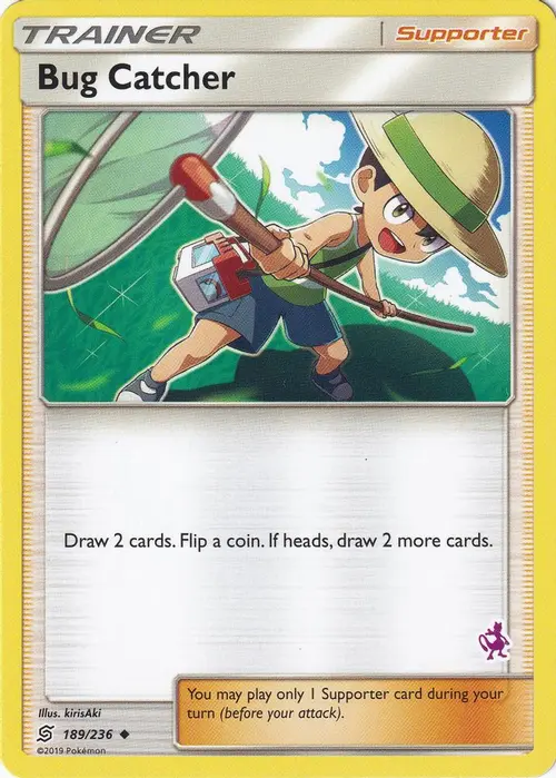 Bug Catcher - 189/236 (Mewtwo Stamped) card art