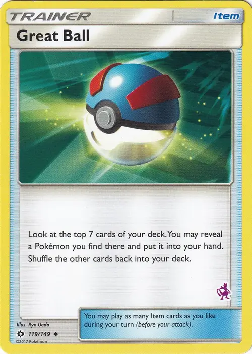 Great Ball - 119/149 (Mewtwo Stamped) card art