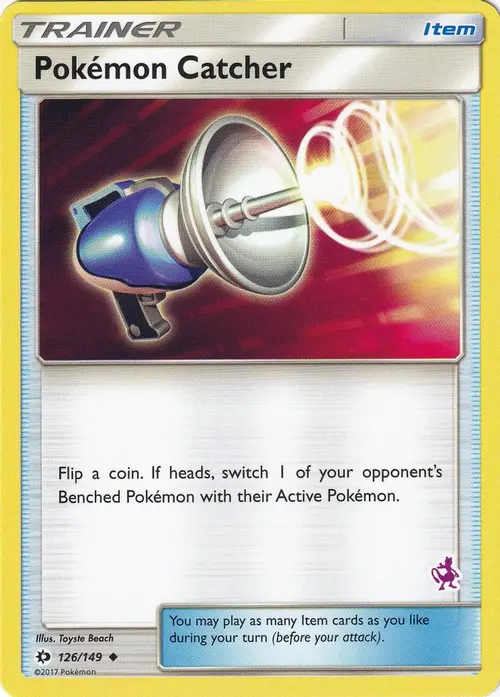 Pokemon Catcher - 126/149 (Mewtwo Stamped) card art