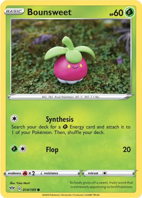 Bounsweet card art