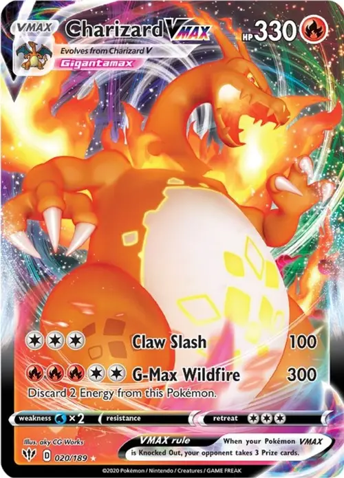 Charizard VMAX card art