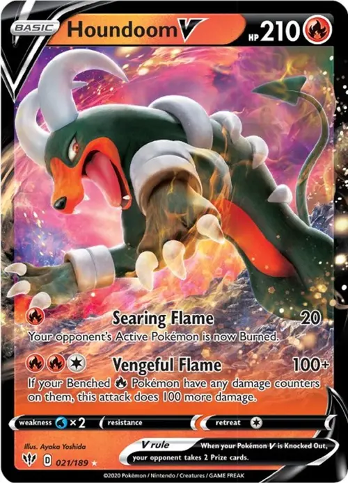 Houndoom V card art