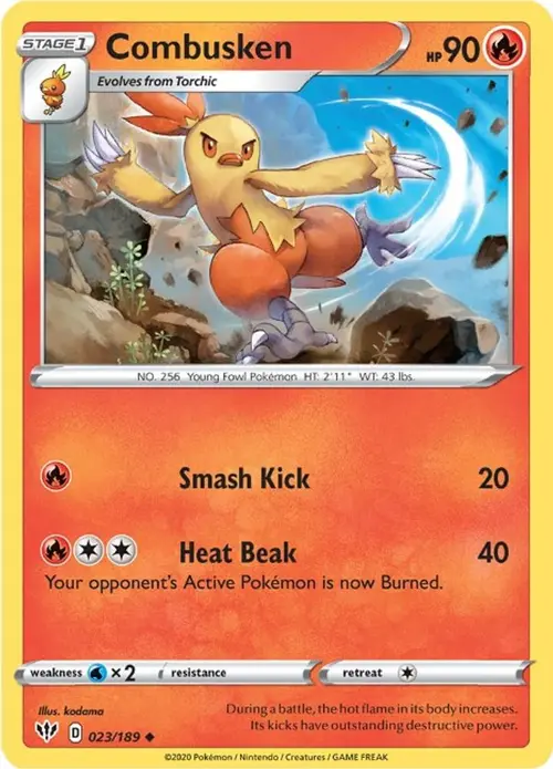 Combusken card art
