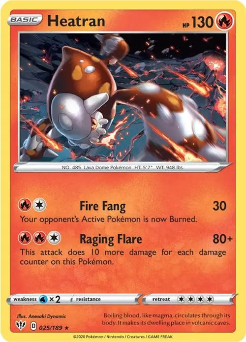 Heatran card art