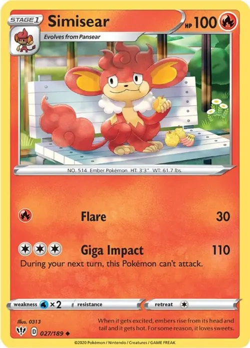 Simisear card art