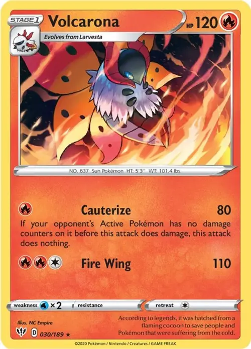 Volcarona card art