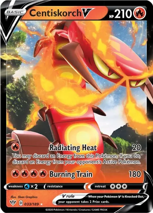 Centiskorch V card art