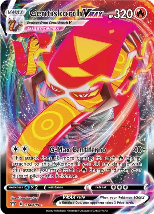 Centiskorch VMAX card art