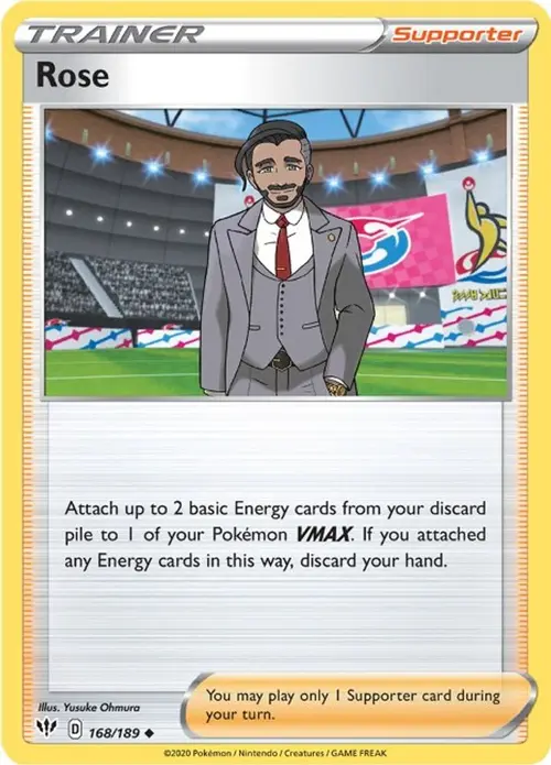 Rose card art