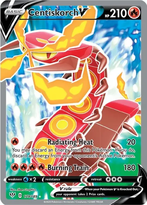 Centiskorch V (Full Art) card art