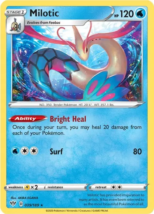 Milotic card art