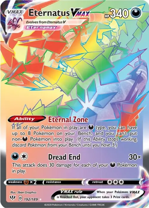 Eternatus VMAX (Secret) card art
