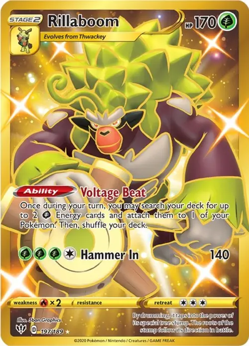 Rillaboom (Secret) card art