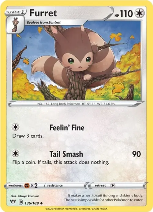 Furret card art