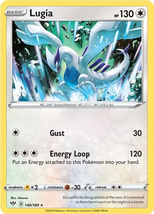 Lugia card art