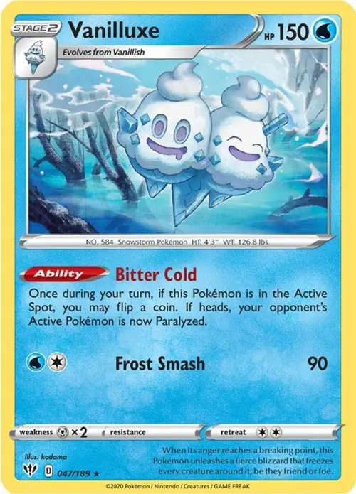 Vanilluxe card art